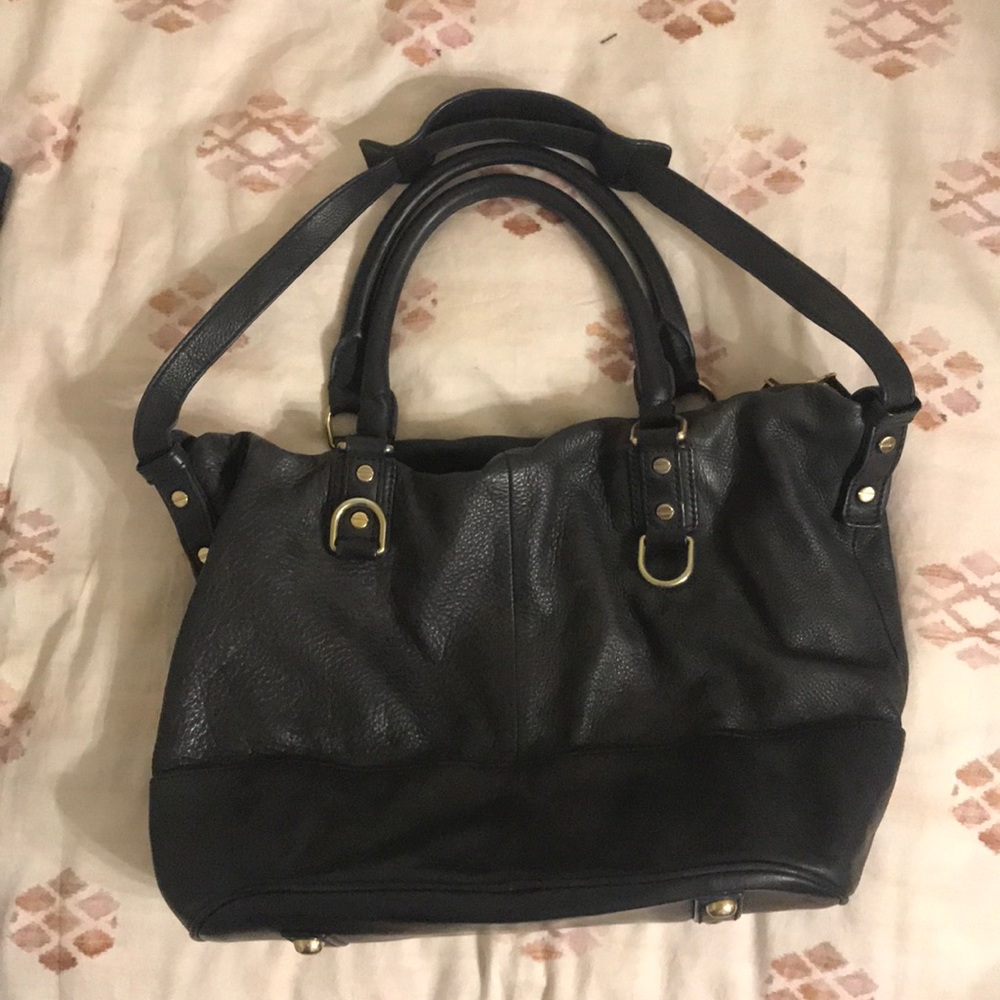 JCREW | Black leather purse